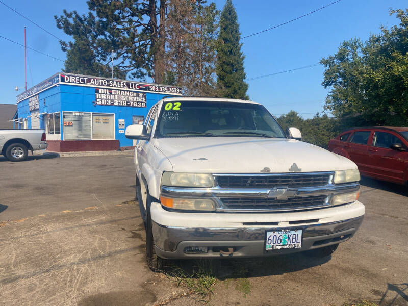 2002 Chevrolet Suburban for sale at Direct Auto Sales in Salem OR