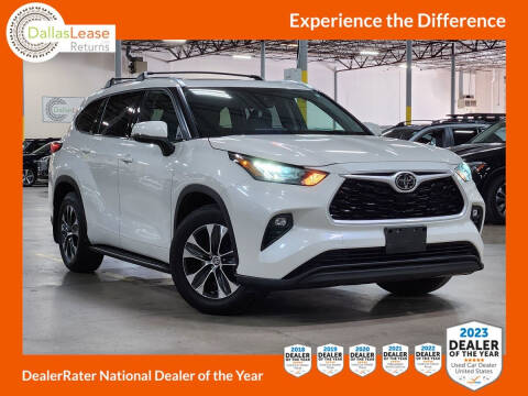 2020 Toyota Highlander for sale at Dallas Auto Finance in Dallas TX