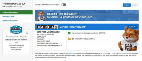 1983 Ford Mustang GT