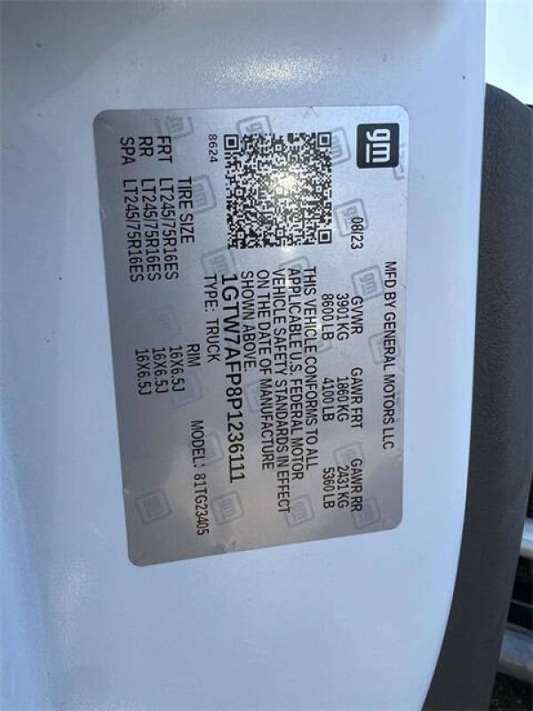 2023 GMC Savana 2500