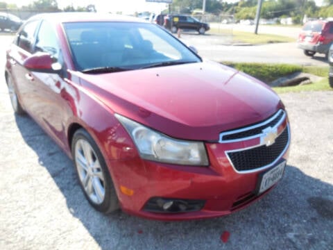 2012 Chevrolet Cruze for sale at SCOTT HARRISON MOTOR CO in Houston TX