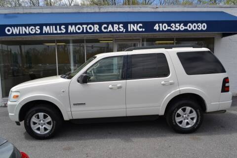 2008 Ford Explorer for sale at Owings Mills Motor Cars in Owings Mills MD