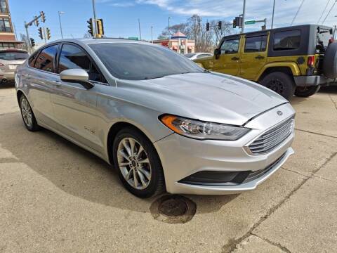 2017 Ford Fusion Hybrid for sale at LOT 51 AUTO SALES in Madison WI