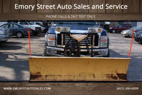 2008 Ford F-250 Super Duty for sale at Emory Street Auto Sales and Service in Attleboro MA