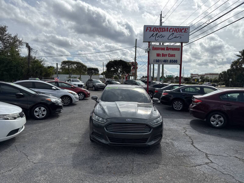 2016 Ford Fusion for sale at Florida Choice Motorcars in West Palm Beach FL