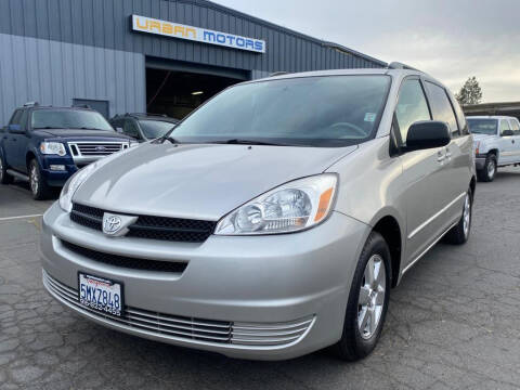 2005 Toyota Sienna for sale at Urban Motors in Sacramento CA