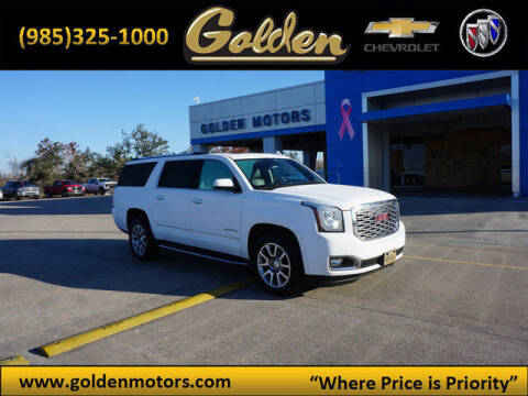 2020 GMC Yukon XL for sale at GOLDEN MOTORS in Cut Off LA