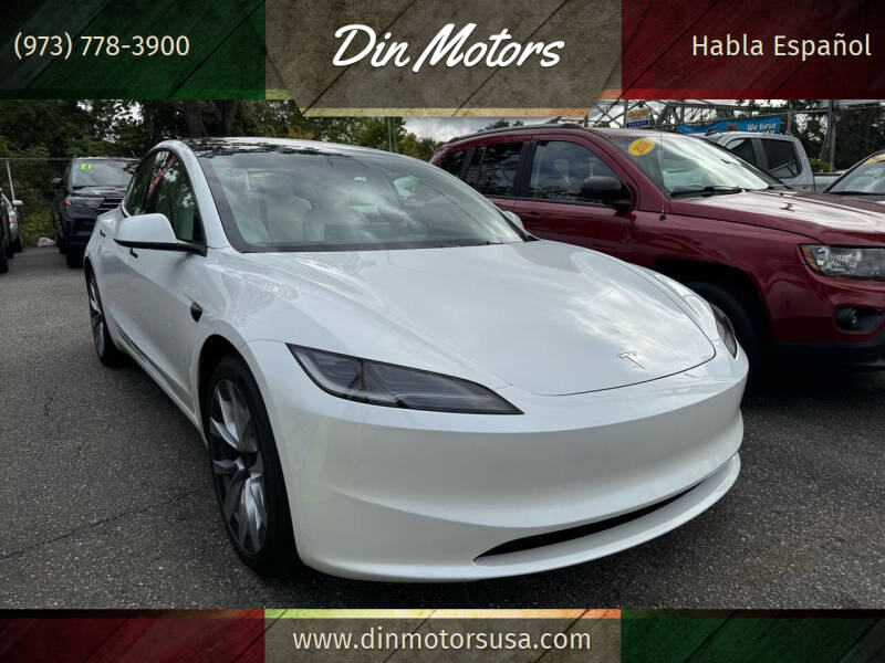 2024 Tesla Model 3 for sale at Din Motors in Passaic NJ