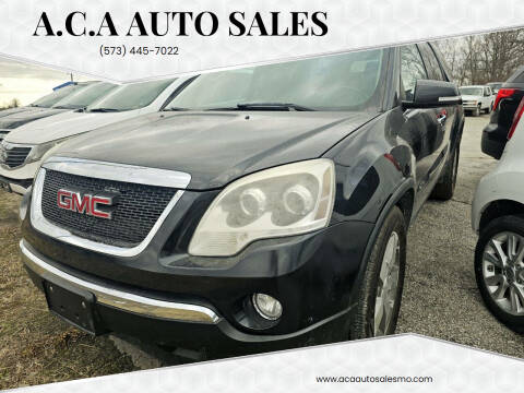2012 GMC Acadia for sale at A.C.A Auto Sales in Columbia MO