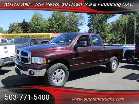 2005 Dodge Ram Pickup 2500 for sale at Auto Lane in Portland OR