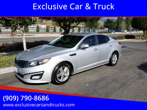 2014 Kia Optima for sale at Exclusive Car & Truck in Yucaipa CA