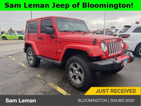 2018 Jeep Wrangler JK for sale at Sam Leman Mazda in Bloomington IL