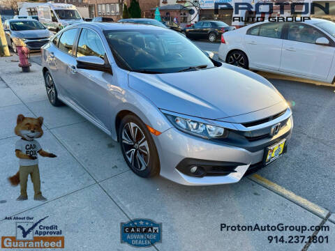 2017 Honda Civic for sale at Proton Auto Group in Yonkers NY