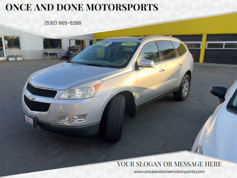 2011 Chevrolet Traverse for sale at Once and Done Motorsports in Chico CA