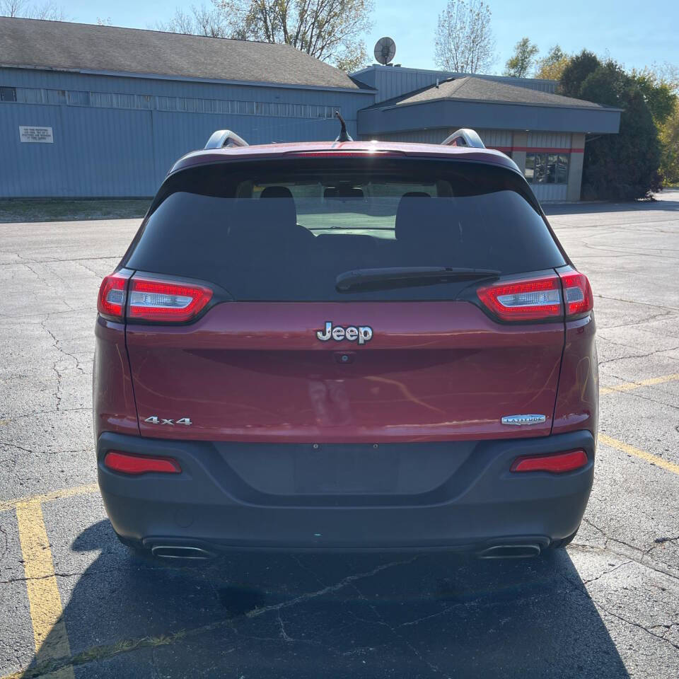 2015 Jeep Cherokee for sale at Newcombs North Certified Auto Sales in Metamora, MI