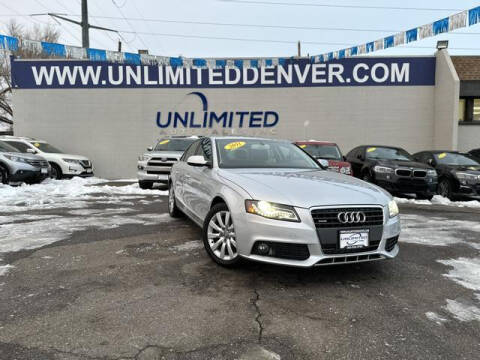 2011 Audi A4 for sale at Unlimited Auto Sales in Denver CO