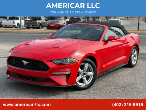 2018 Ford Mustang for sale at AMERICAR LLC in Omaha NE