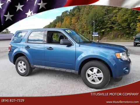 2009 Ford Escape for sale at Titusville Motor Company in Titusville PA