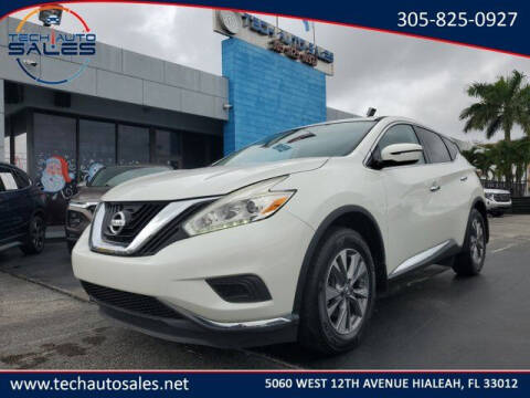 2016 Nissan Murano for sale at Tech Auto Sales in Hialeah FL