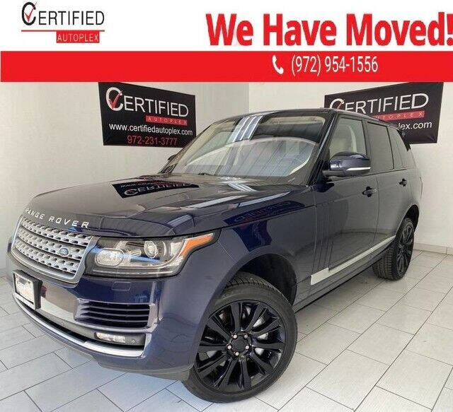 2016 Land Rover Range Rover Supercharged