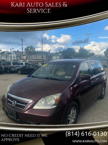 2007 Honda Odyssey for sale at Kari Auto Sales & Service in Erie PA