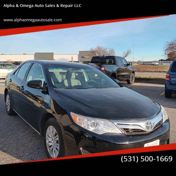 2014 Toyota Camry for sale at Alpha & Omega Auto Sales & Repair LLC in Lincoln NE