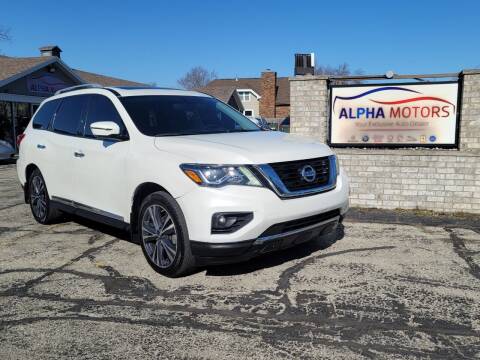 2018 Nissan Pathfinder for sale at Alpha Motors in New Berlin WI