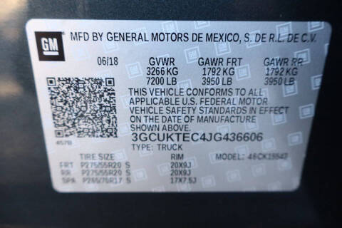 2018 Chevrolet Silverado 1500