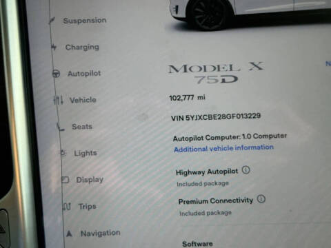 2016 Tesla Model X 75D