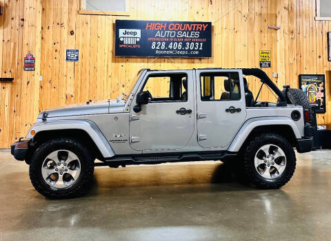 2017 Jeep Wrangler Unlimited for sale at Boone NC Jeeps-High Country Auto Sales in Boone NC