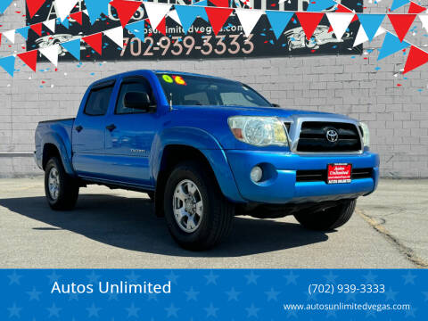 2006 Toyota Tacoma for sale at Autos Unlimited in Las Vegas NV