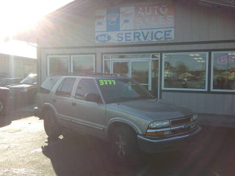 2001 Chevrolet Blazer for sale at 777 Auto Sales and Service in Tacoma WA