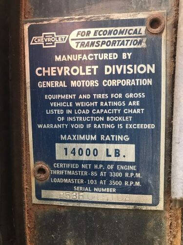 1953 Chevrolet Loadmaster
