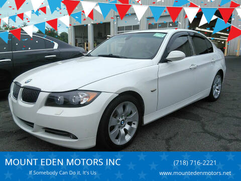 2006 BMW 3 Series for sale at MOUNT EDEN MOTORS INC in Bronx NY