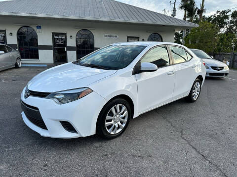 2015 Toyota Corolla for sale at Supreme Motor Sports in North Fort Myers FL