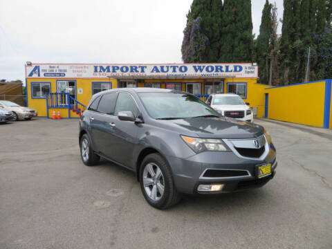 2011 Acura MDX for sale at Import Auto World in Hayward CA