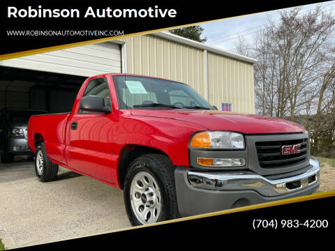 2005 GMC Sierra 1500 for sale at Robinson Automotive in Albemarle NC