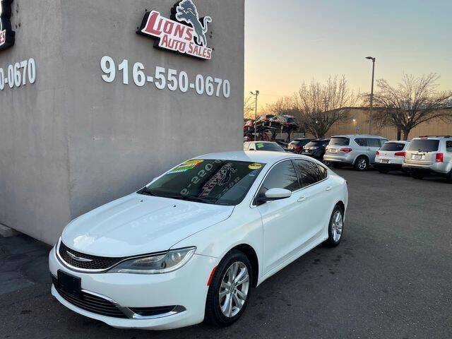 2015 Chrysler 200 for sale at LIONS AUTO SALES in Sacramento CA