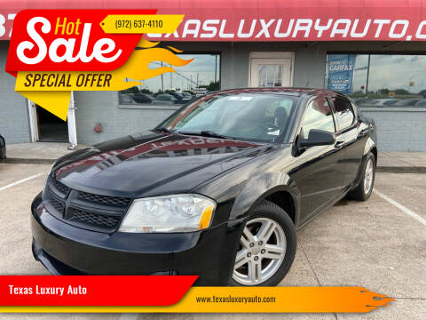 2014 Dodge Avenger for sale at Texas Luxury Auto in Cedar Hill TX