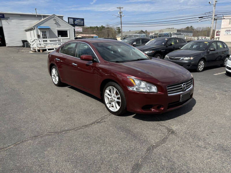 2009 nissan maxima burgundy