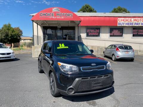2016 Kia Soul for sale at Choice Motors of Salt Lake City in West Valley City UT