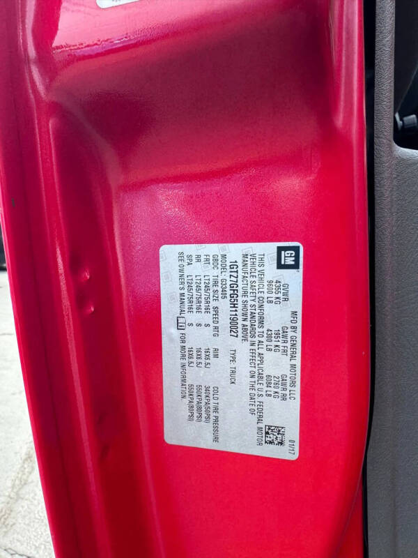 2017 GMC Savana 3500