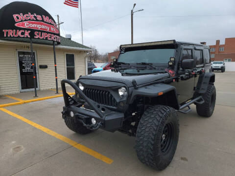 2015 Jeep Wrangler Unlimited for sale at DICK'S MOTOR CO INC in Grand Island NE