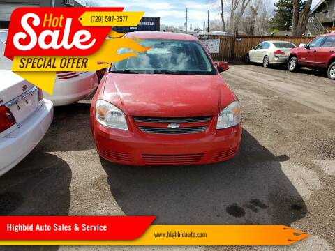 2008 Chevrolet Cobalt for sale at Highbid Auto Sales & SERVICE in Westminster CO