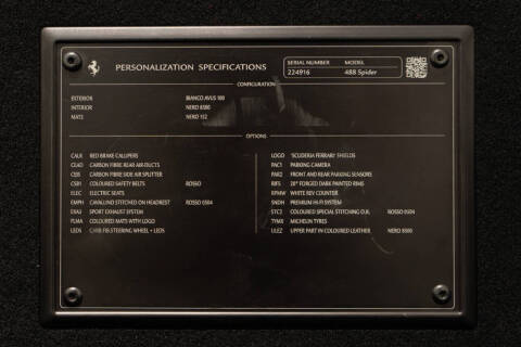 2017 Ferrari 488 Spider