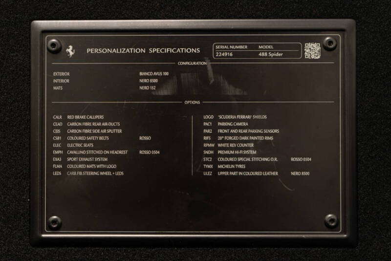 2017 Ferrari 488 Spider