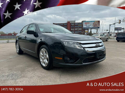 2010 Ford Fusion for sale at A & D Auto Sales in Joplin MO