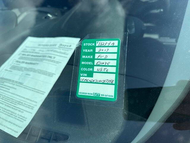 2017 Ford Escape S