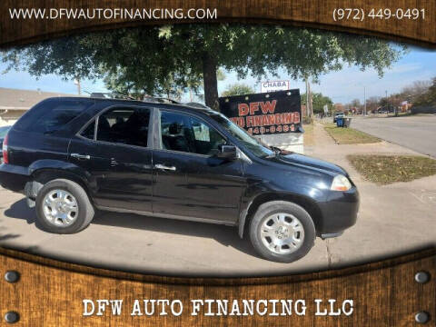 2002 Acura MDX for sale at Bad Credit Call Fadi in Dallas TX