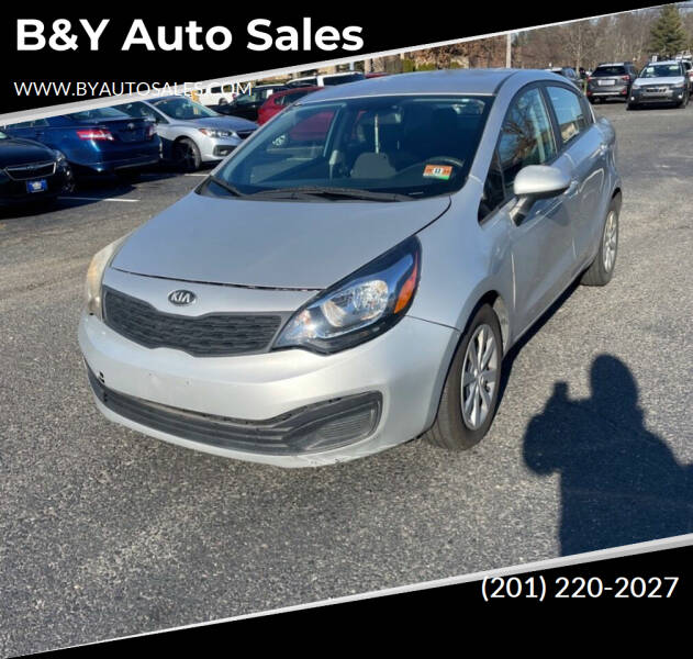2013 Kia Rio for sale at B&Y Auto Sales in Hasbrouck Heights NJ